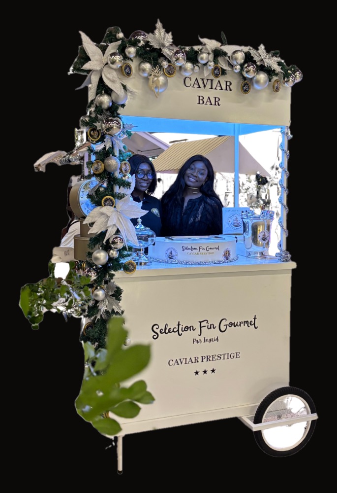 Le bar à caviar Sélection Fin Gourmet